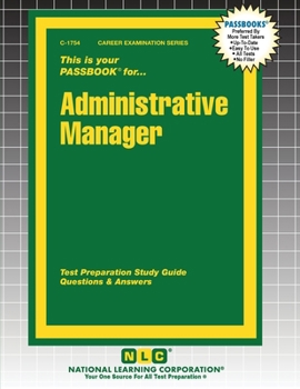 Administrative Manager (Career Examination)