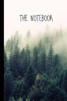 Paperback Composition Notebook: 6x9 Blank Lined Black Cover Notebook For Nature Lovers Writing And Sketching Journal Book