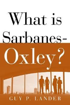 Paperback What Is Sarbanes-Oxley? Book
