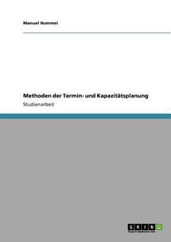 Paperback Methoden der Termin- und Kapazitätsplanung [German] Book