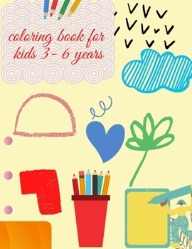 Paperback coloring book for kids 3- 6 years Book