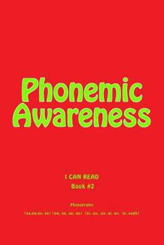 Paperback Phonemic Awareness: Beginnning Readers Book