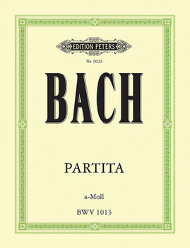 Paperback Partita in a Minor (Sonata) Bwv 1013 Book