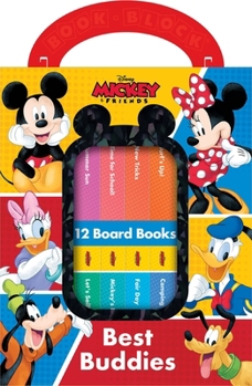 Misc. Disney Mickey & Friends: Best Buddies 12 Board Books Book