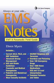 Paperback EMS Notes: EMT & Paramedic Field Guide Book