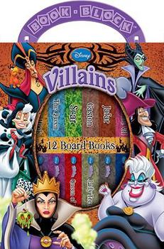 Disney Villains: 12 Board Books - Book  of the Disney Villains: 12 Board Books (My First Library: Book Block)