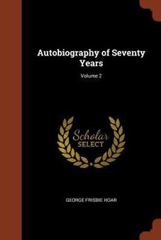 Paperback Autobiography of Seventy Years; Volume 2 Book