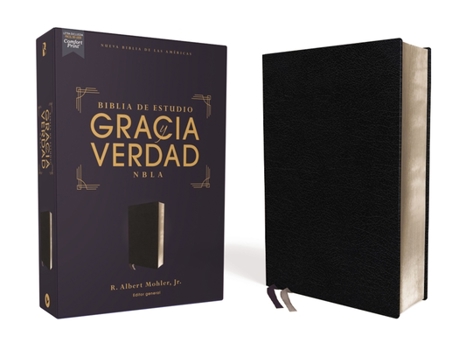 Bonded Leather Nbla Biblia de Estudio Gracia Y Verdad, Piel Fabricada, Negro, Interior a DOS Colores [Spanish] Book