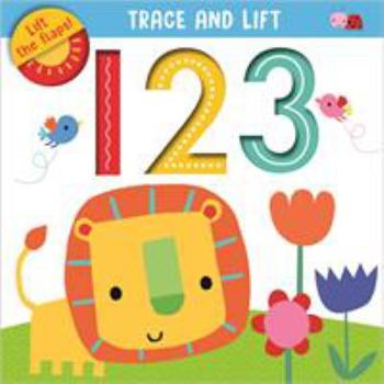 Hardcover Trace & Lift 123 Book