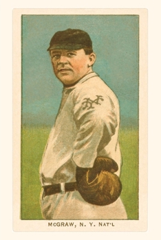 Paperback Vintage Journal Early Baseball Card, John McGraw Book