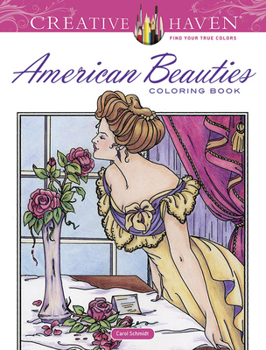 Paperback Creative Haven American Beauties Coloring Book