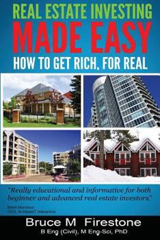 Paperback Real Estate Investing Made Easy: How To Get Rich, For Real Book