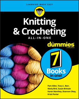 Paperback Knitting & Crocheting All-In-One for Dummies Book