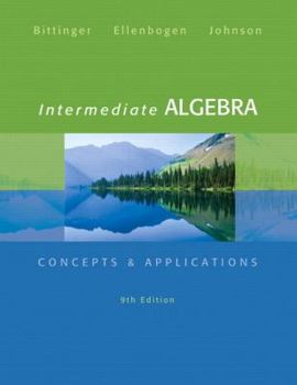 Hardcover Intermediate Algebra: Concepts & Applications Book