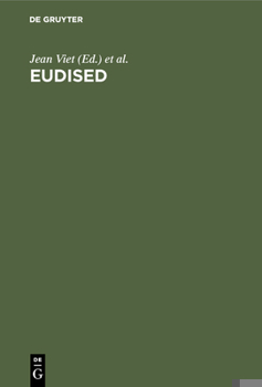 Hardcover Eudised: Multilingual Thesaurus for Information Processing in the Field of Education Book