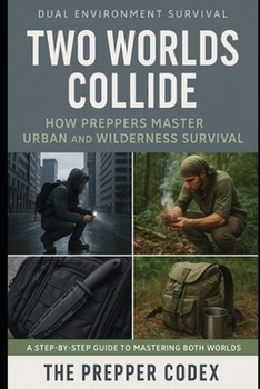 Paperback Two Worlds Collide: How Preppers Master Urban and Wilderness Survival: A Step-by-Step Guide to Thriving Anywhere, from the Concrete Jungle to the Unta Book