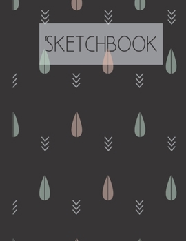 Paperback Sketchbook: Teardrops 200 Page Sketchbook: Artist Edition (8.5x11) Book