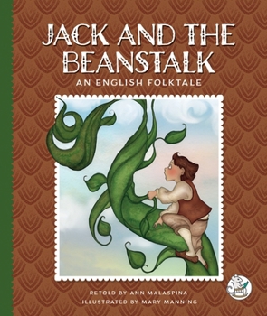 Library Binding Jack and the Beanstalk: An English Folktale Book