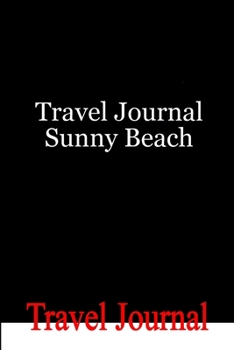 Paperback Travel Journal Sunny Beach Book