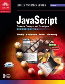 Paperback JavaScript: Complete Concepts and Techniques, Second Edition Book