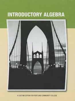 Hardcover Introductory Algebra: A Custom Edition for Portland Community College [With CDROM] Book