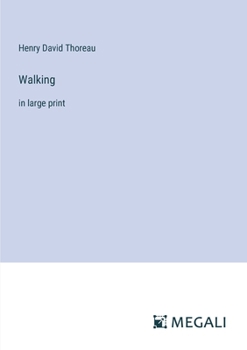 Paperback Walking: in large print Book