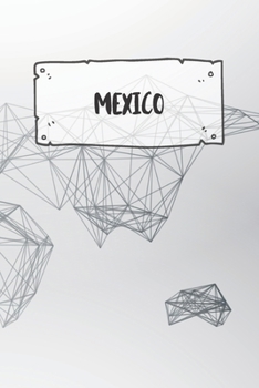 Paperback Mexico: Dotted Travel Diary Notebook or Journey Dotted Grid Journal - Holiday Trip Pocketbook for Men and Women with Dots Book