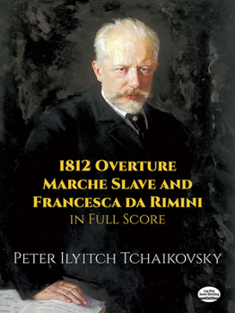 Paperback 1812 Overture, Marche Slave and Francesca Da Rimini in Full Score Book