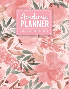 Paperback Academic planner July 2020-June 2021: Planner Monthly Calendar with Holidays Scheduler Organizer for Teacher Student Appointment A Tool for Time Manag Book