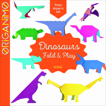 Paperback Dinosaurs: Fold & Play Book