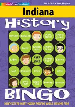 Hardcover Indiana History Bingo Game Book