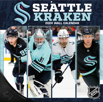 Calendar Seattle Kraken 2024 12x12 Team Wall Calendar Book