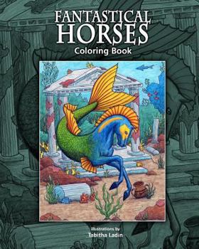 Paperback Fantastical Horses: Coloring Book