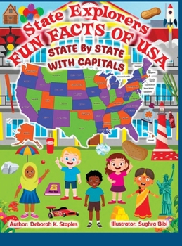 Hardcover State Explorers: Fun Facts of USA State By State With Capitals Book