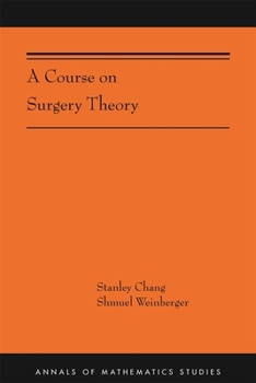 Paperback A Course on Surgery Theory Book