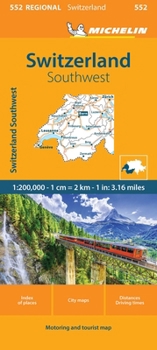 Loose Leaf Michelin Switzerland Southwest Book