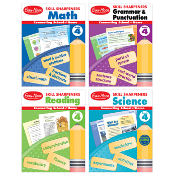 Paperback Learning at Home Bundle, Grade 4 Book