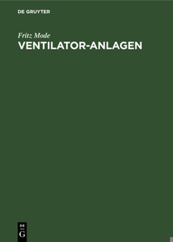 Hardcover Ventilator-Anlagen [German] Book