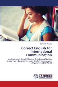 Paperback Correct English for International Communication Book