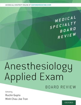 Paperback Anesthesiology Applied Exam Board Review Book