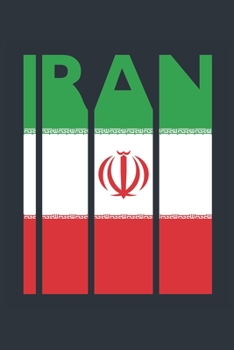 Vintage Iran Notebook - Iranian Flag Writing Journal - Iran Gift for Iranian Mom and Dad - Retro Iranian Diary: Medium College-Ruled Journey Diary, 110 page, Lined, 6x9 (15.2 x 22.9 cm)