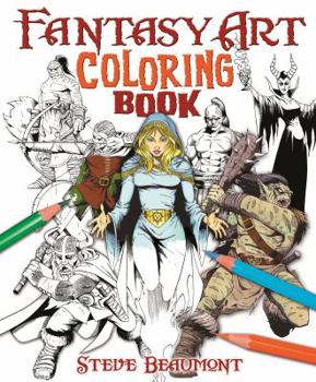 Paperback Fantasy Art Coloring Book