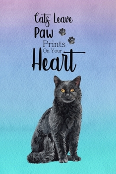 Cats Leave Paw Prints On Your Heart: Password Logbook in Disguise with Adorable Black Cat Cover