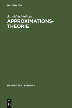 Hardcover Approximationstheorie [German] Book