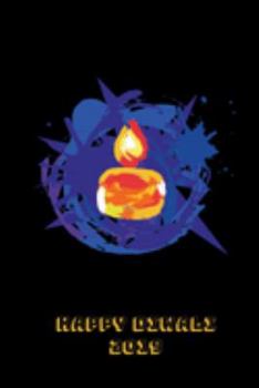 Happy Diwali 2019: Thoughtful Diwali Gift, Lined Blank Notebook, Mandala Back Cover, 6 x 9, 120 White Color Pages, Matte Finish Cover