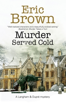 Hardcover Murder Served Cold [Large Print] Book