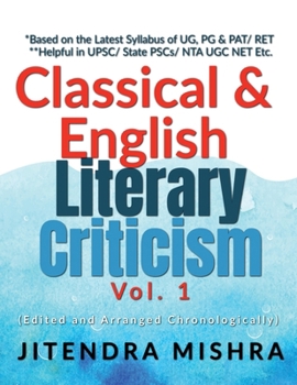 Classical and English Literary Criticism Vol. I: Aristotle to Dr. Johnson