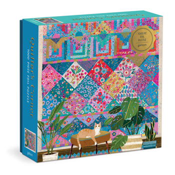 Misc. Victoria Ball Quilter's Corner 1000 Piece Foil Puzzle Book