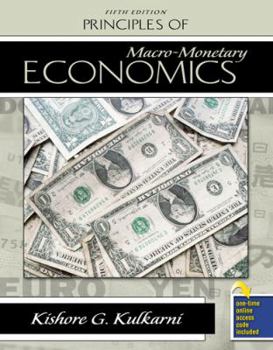 Paperback Pinciples of Macro-monetary Economics with Study Guide Book