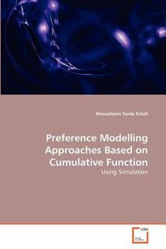 Paperback Preference Modelling Approaches Based on Cumulative Function Book